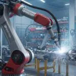 robot 6 axes dans une industrie