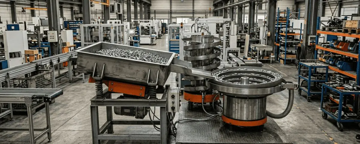 trémie vibrante industrielle et un bol vibrant dans une industrie