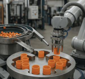 machines spéciales qui trient des bouchons en vrac