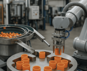 machines spéciales qui trient des bouchons en vrac